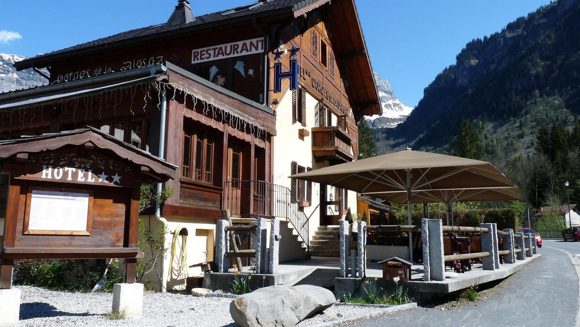 Auberge Des Gorges Servoz Zewnętrze zdjęcie